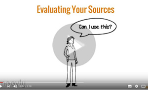 Video: Evaluating Sources - Welcome