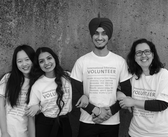 IEVP Volunteers and International Student Orientation