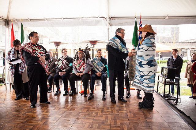 Langara Musqueam naming ceremony