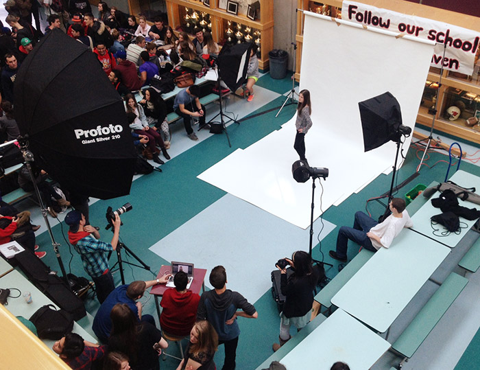 Terry Fox Secondary photo session