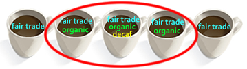 fair trade AND  organic