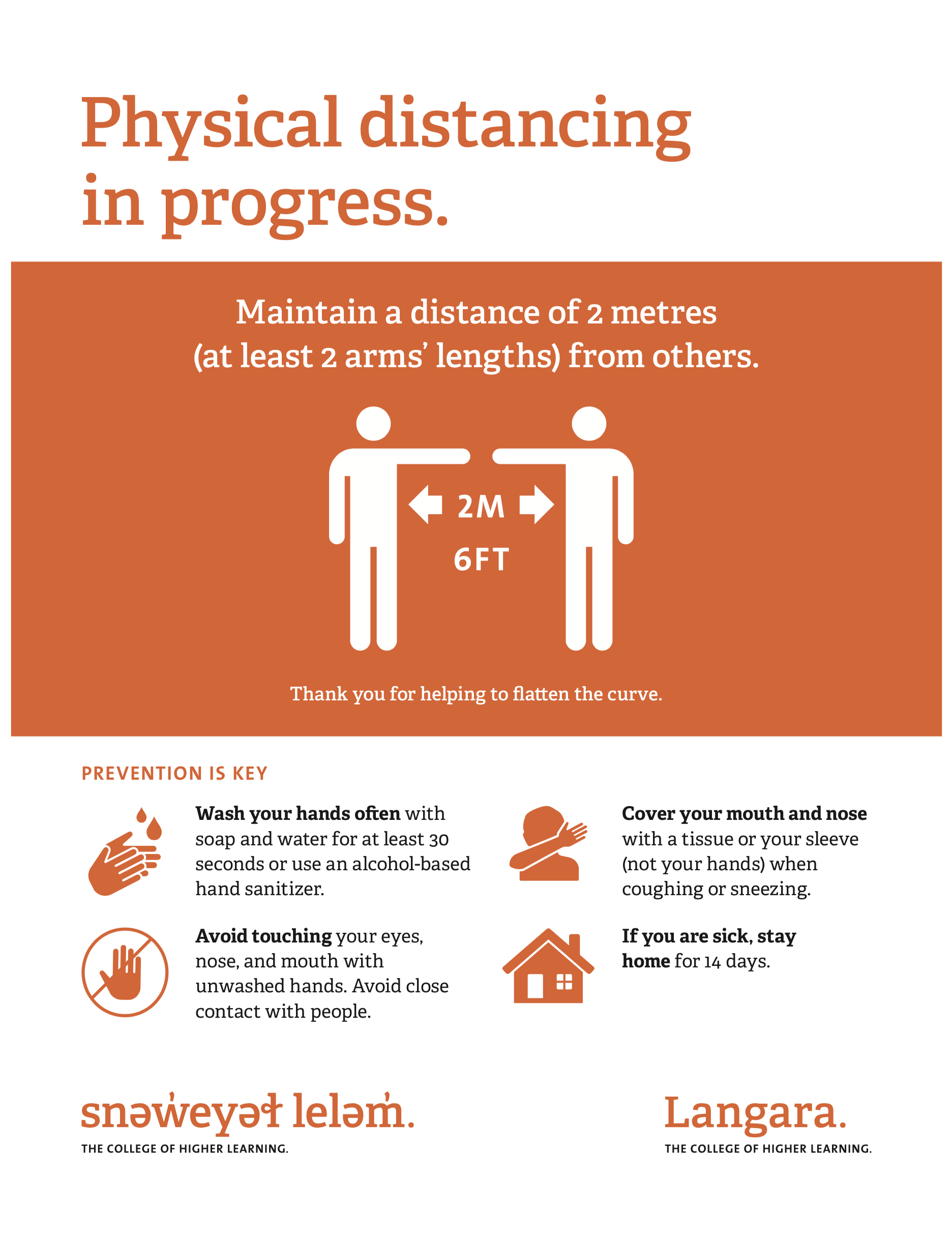 Langara. News & Events: Covid-19 Information: Moving Ahead