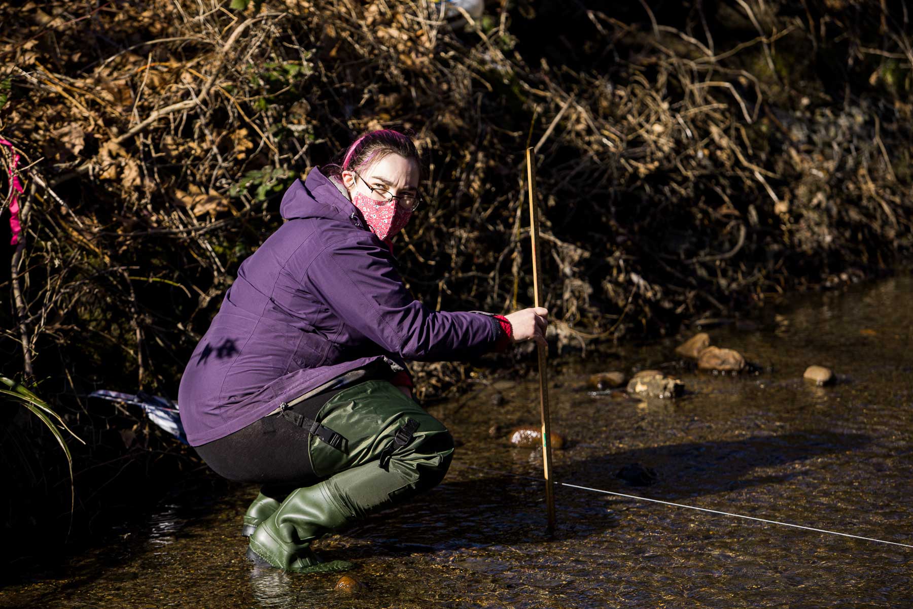 Student by Still Creek