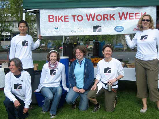 2010 Bike to Work Week team