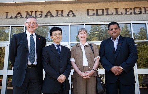Vice-President Dr. Izumi Yoda visits Langara from Tokiwa University