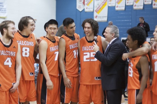 The Falcons after their bronze medal win