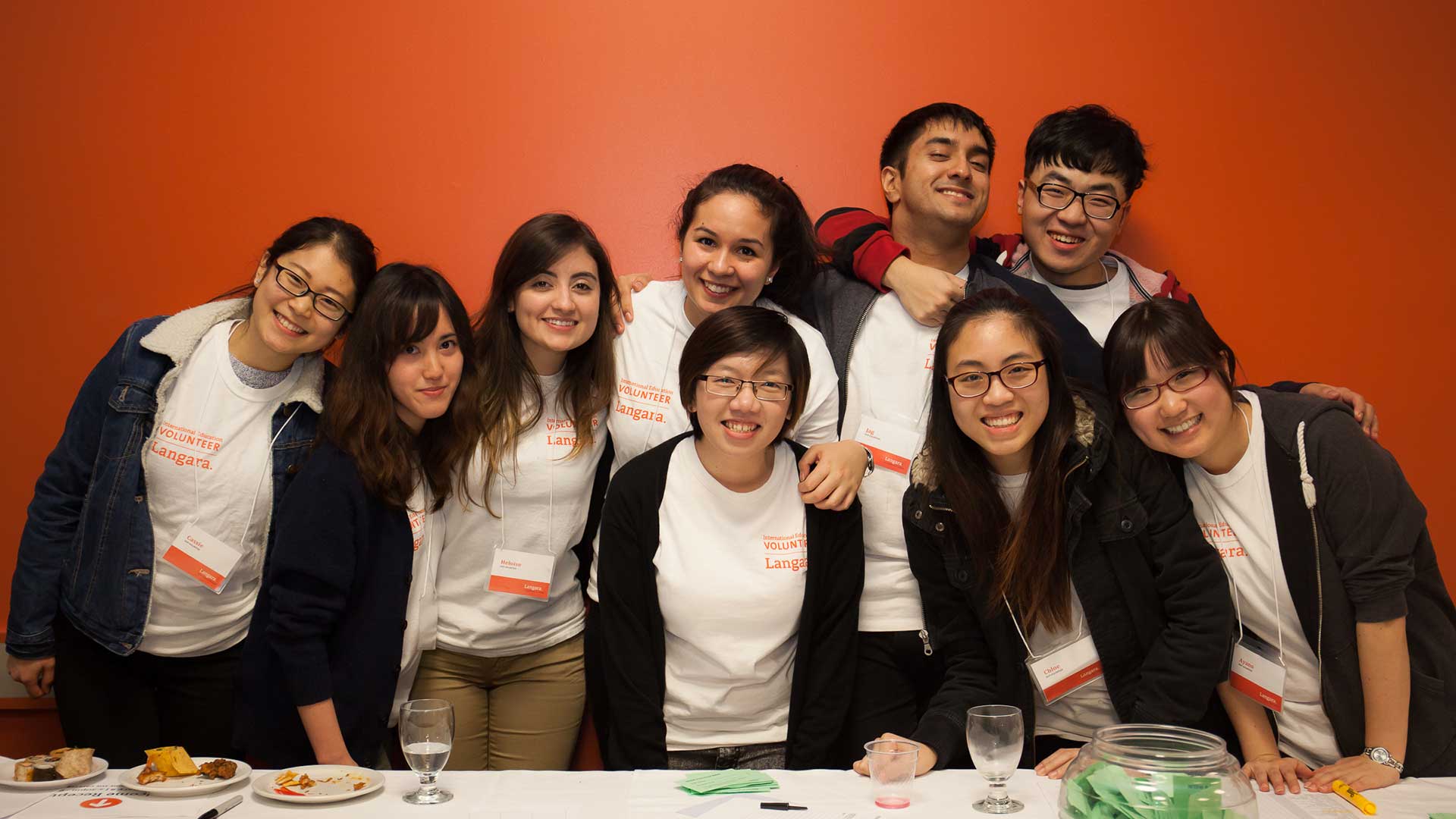 Group of langara global voluteers