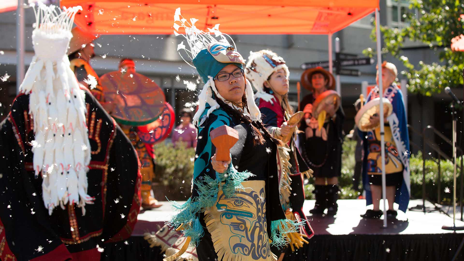 Indigenous Dance on Back-to-School Day