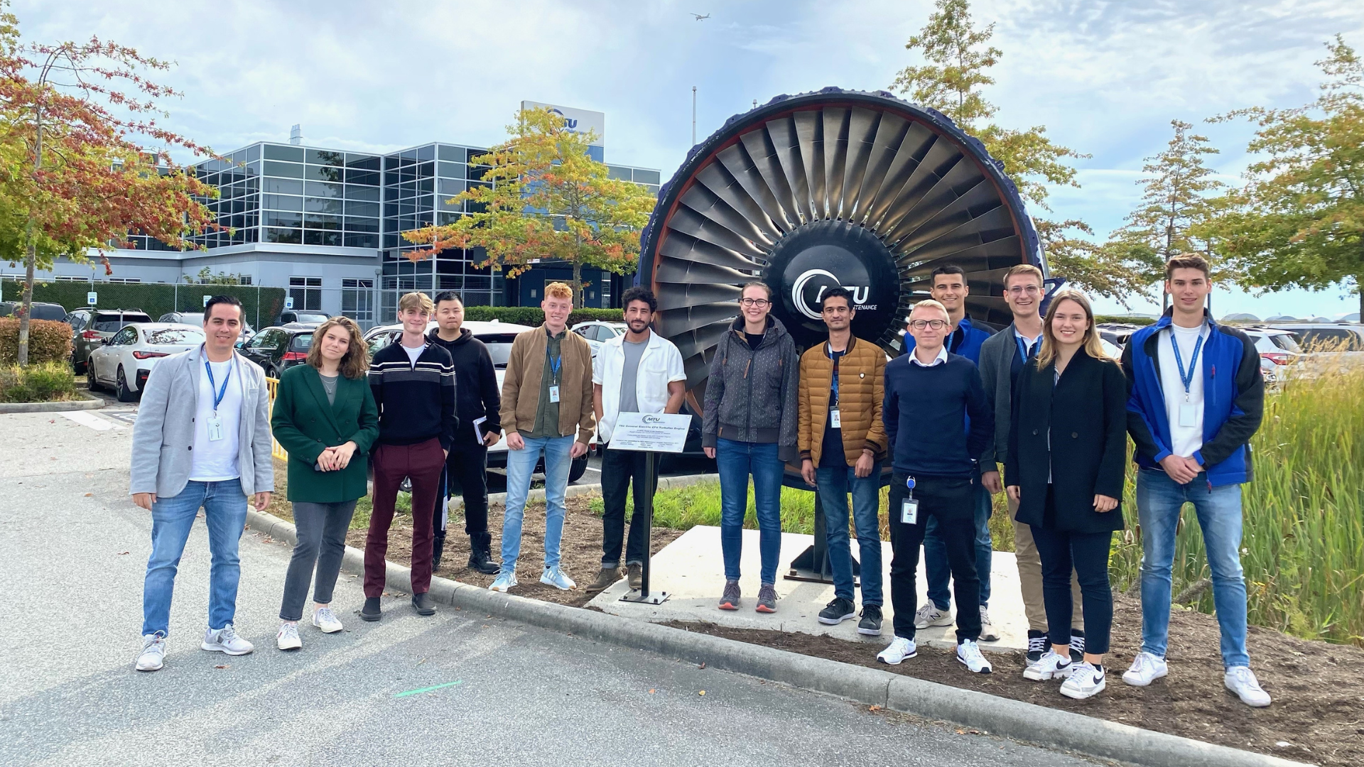 Group of supply chain practicum students