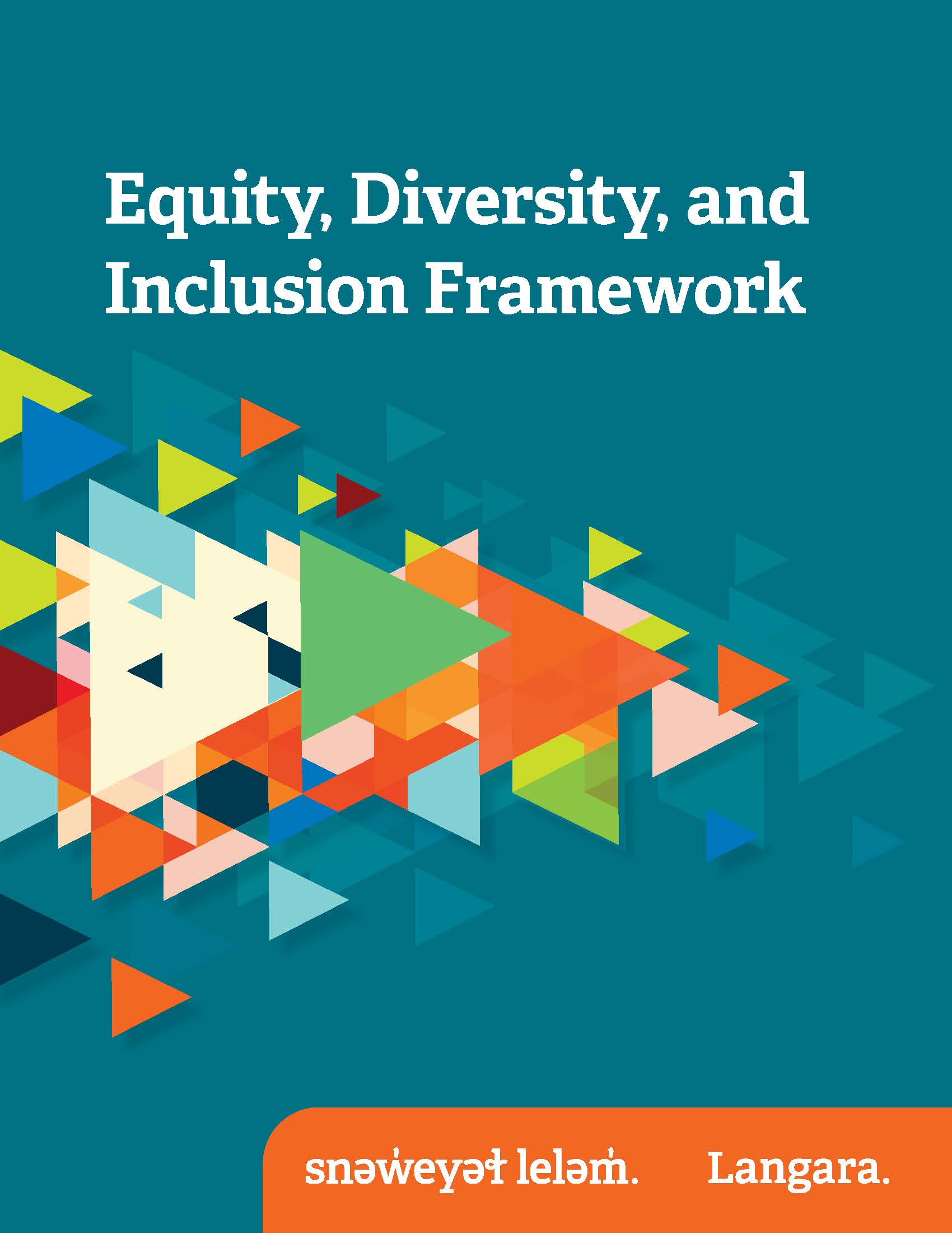 Equity Framework Report Cover