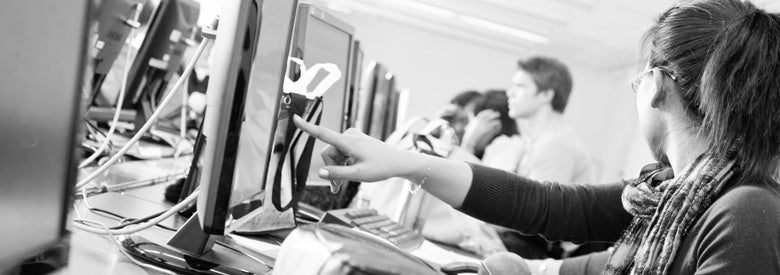 Computer Science students in classroom