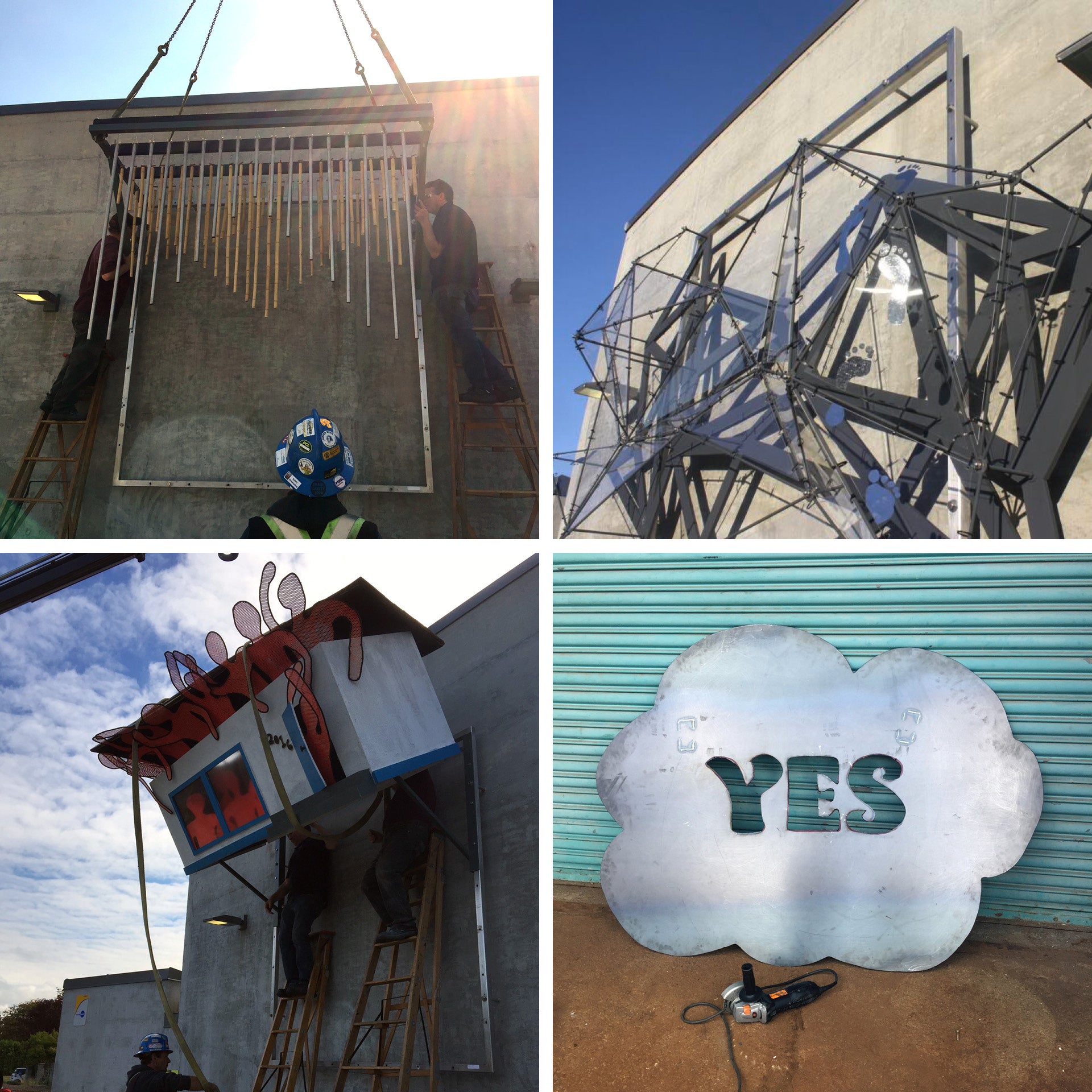 images of Langara public art