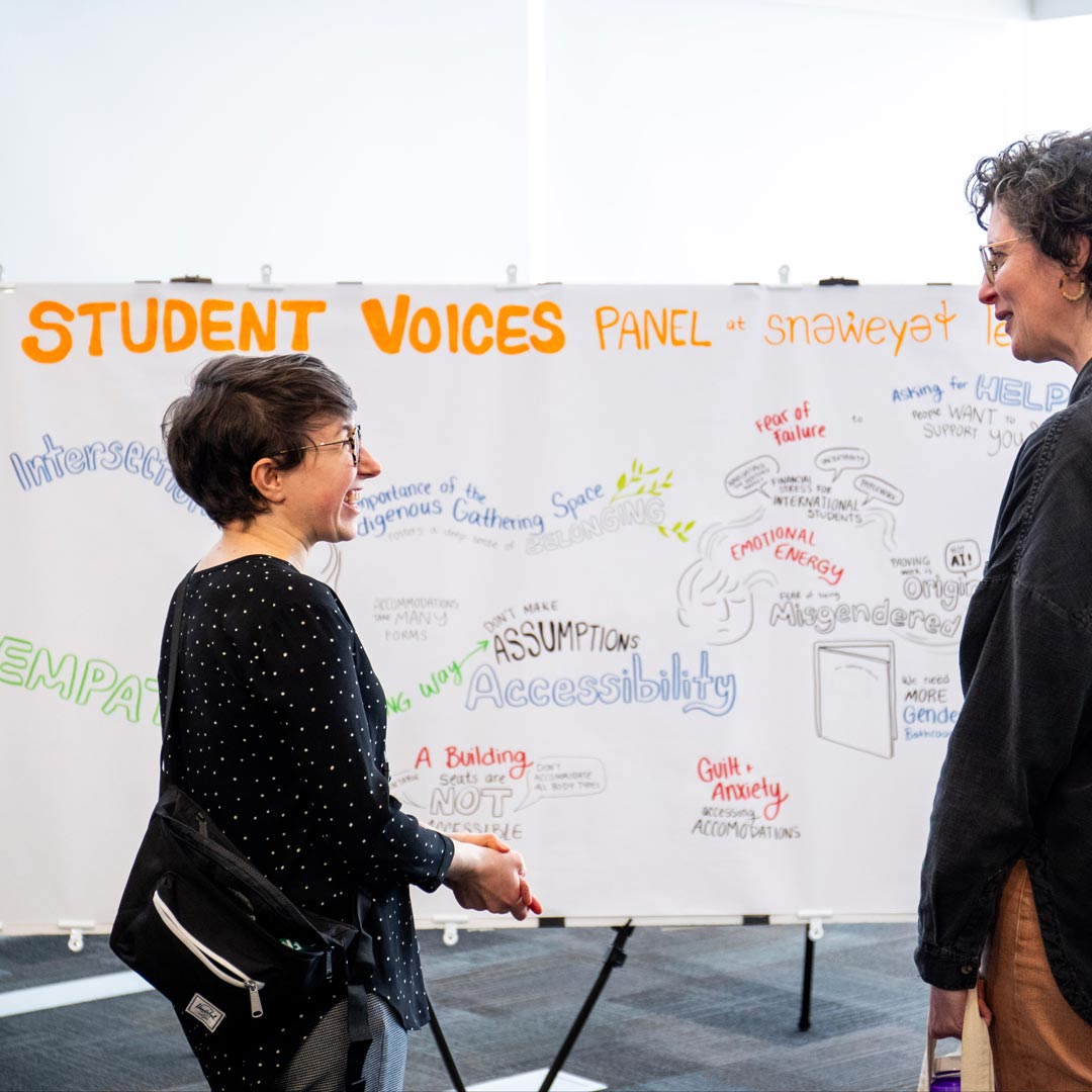 EDI student voices panel at T building