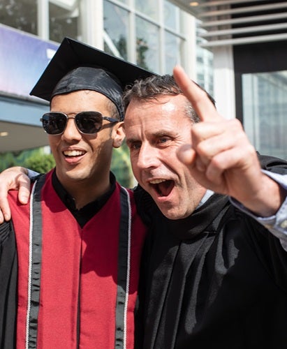 LSM Grad with Business Instructor