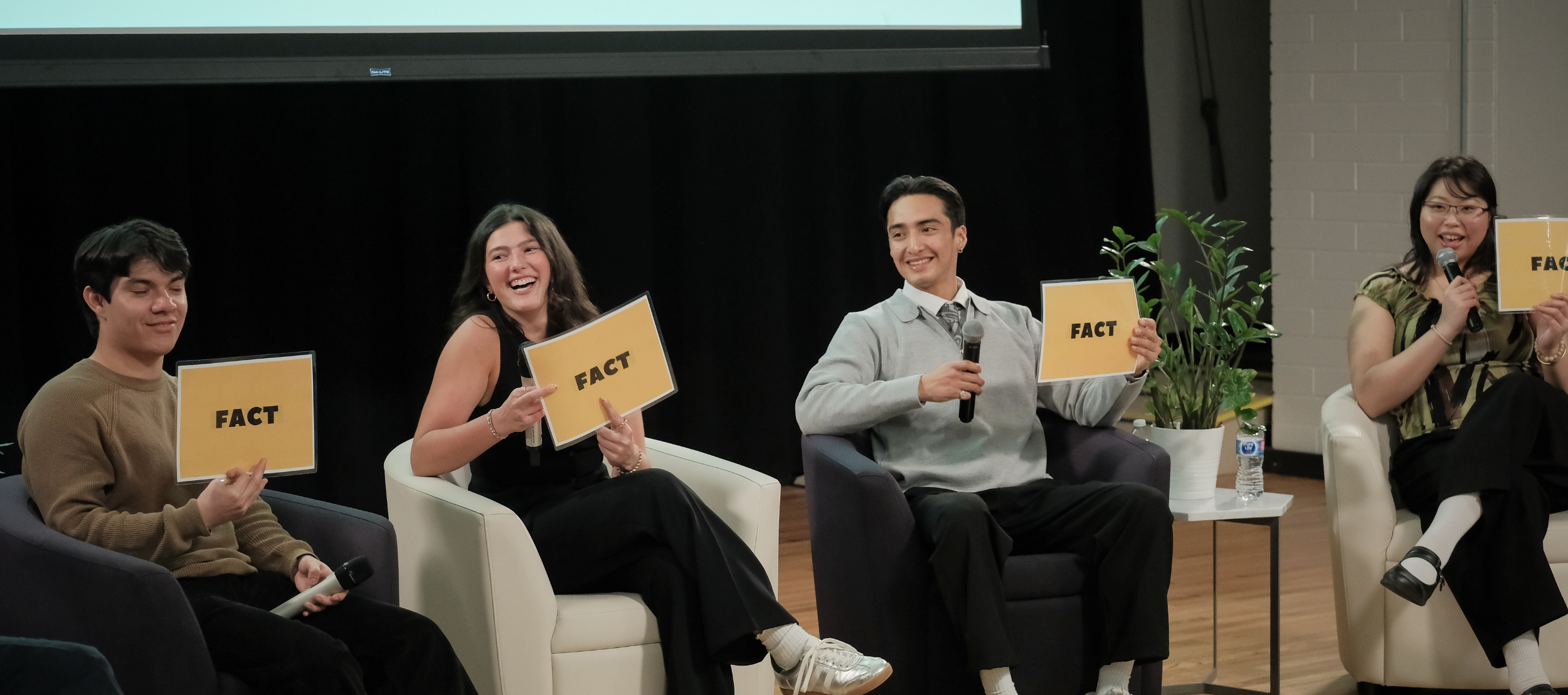 LangaraFest 2026 student panellists.