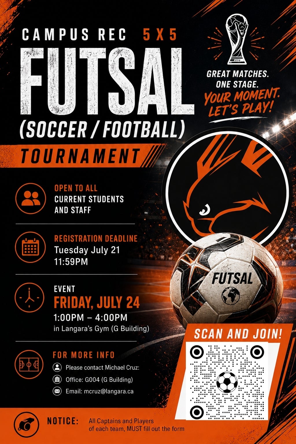Futsal Campus Rec Tournament