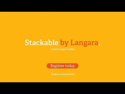 Langara launches Stackable: a bold new brand and strategy for ...