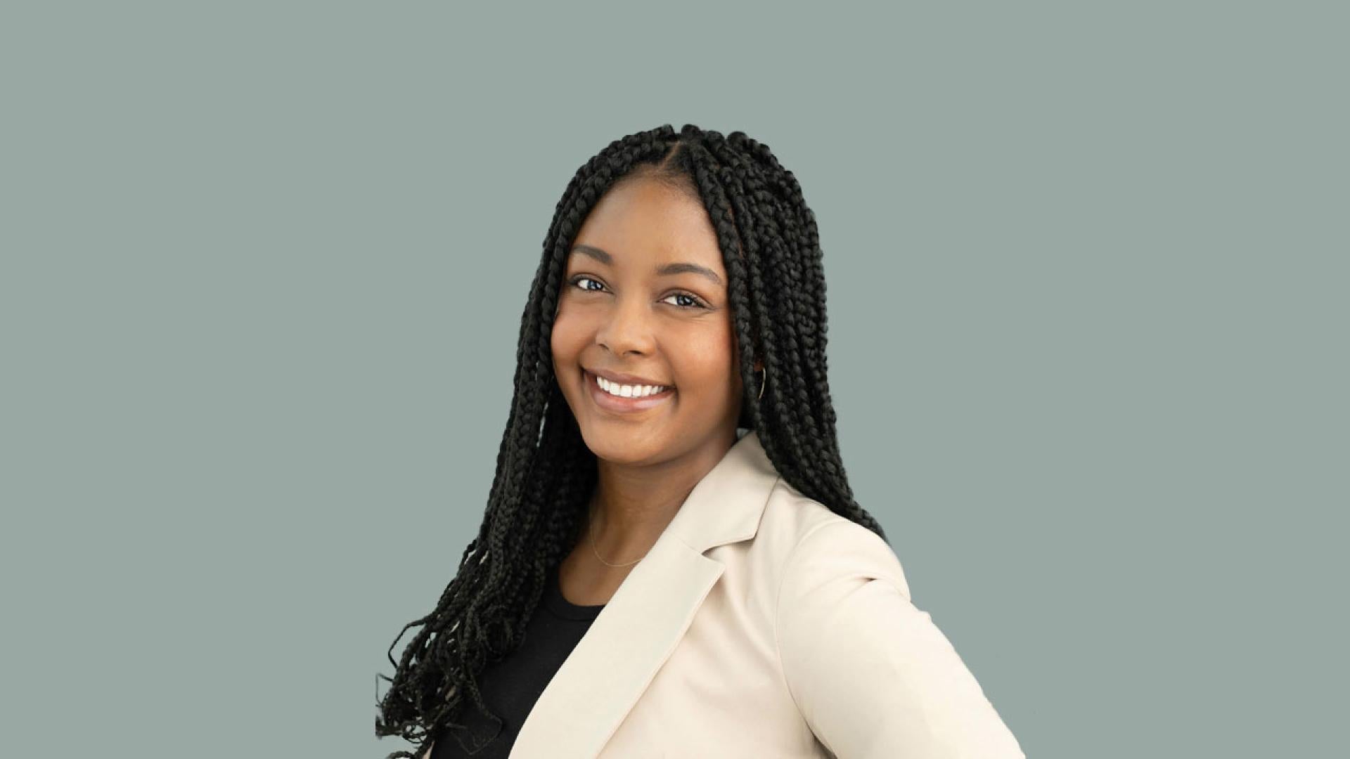 Mikayla Haynes smiling to the camera