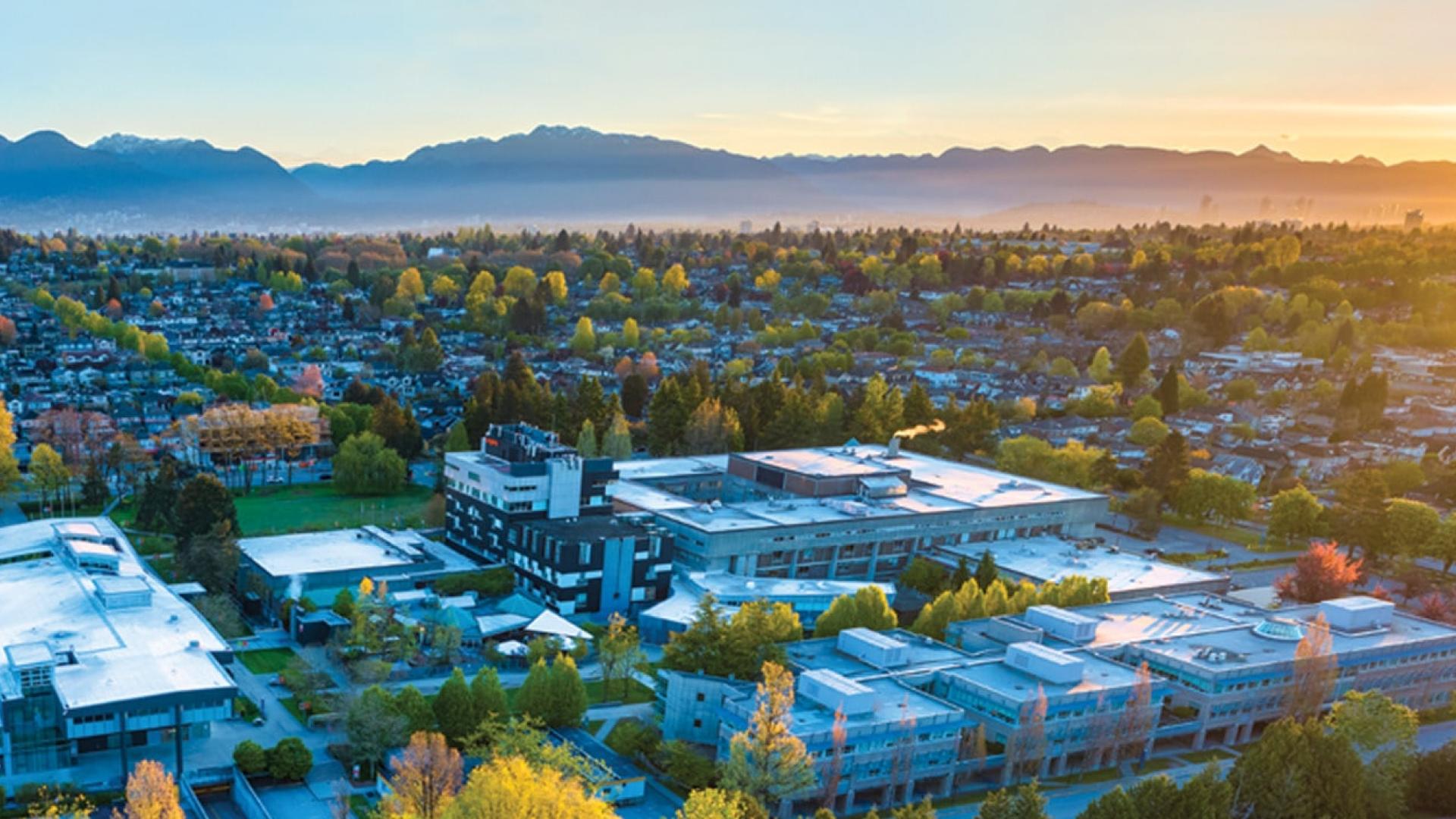 Students on Langara campus