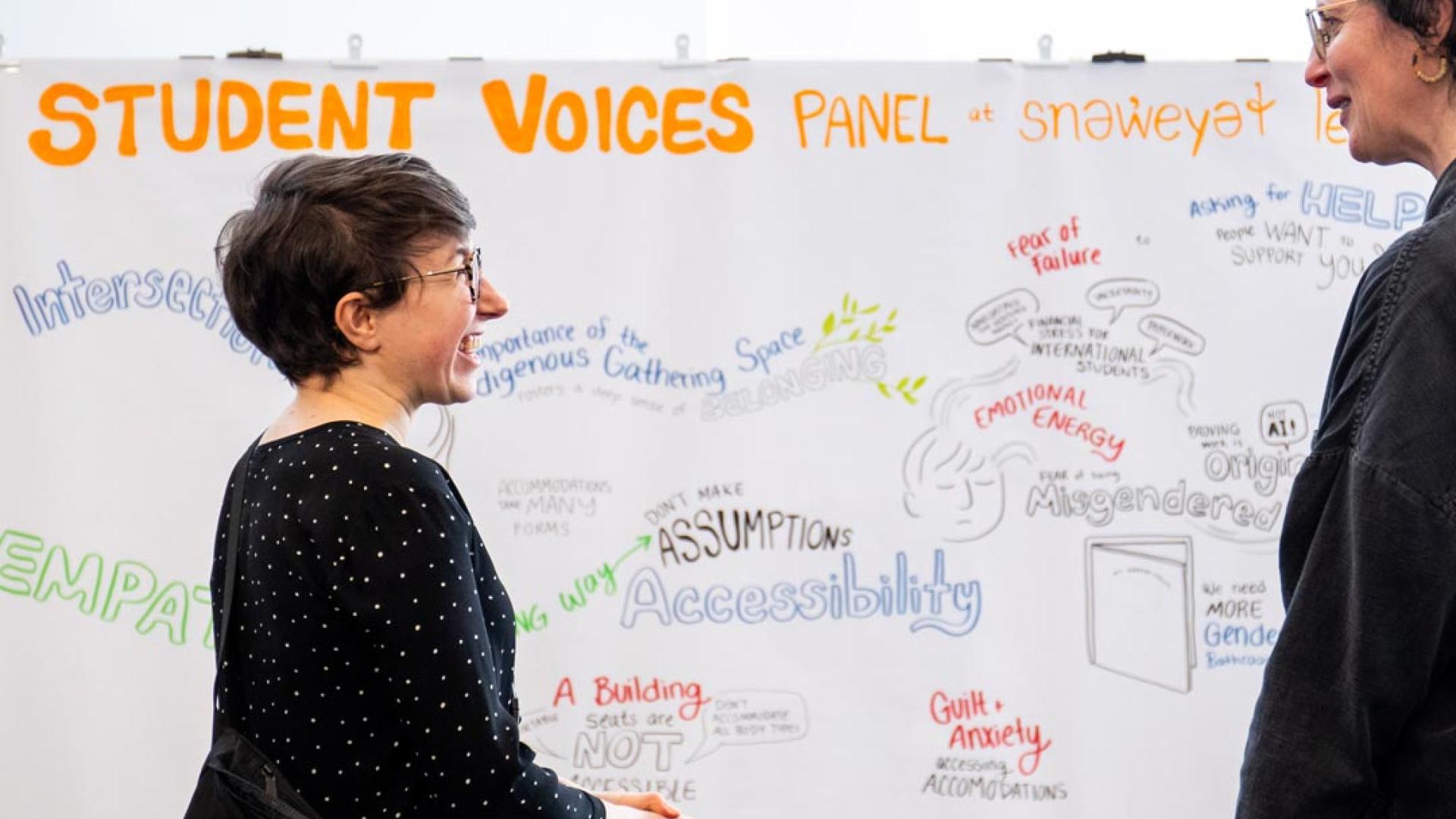 EDI student voices panel at T building