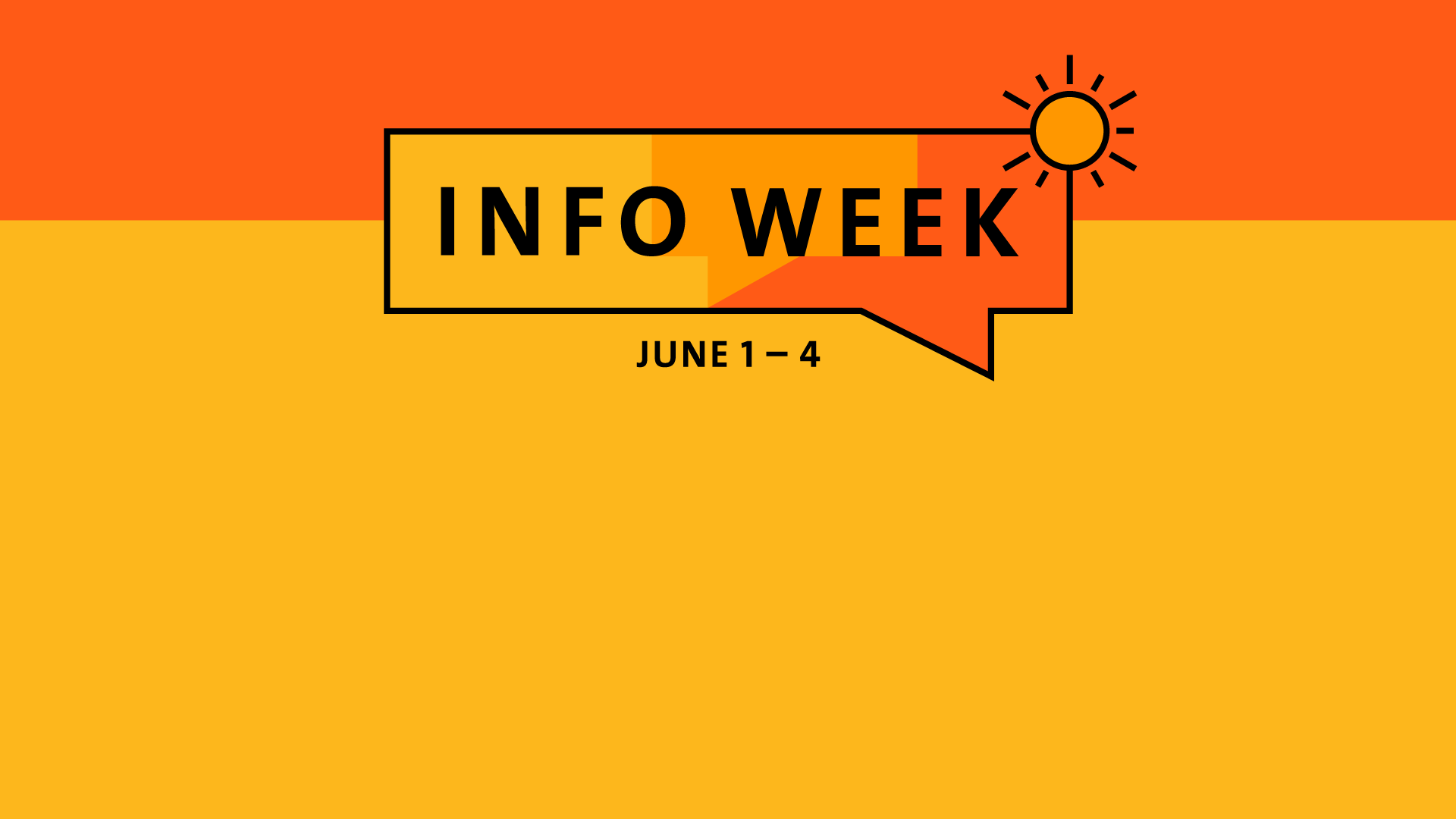Info Week Summer 2026 graphic
