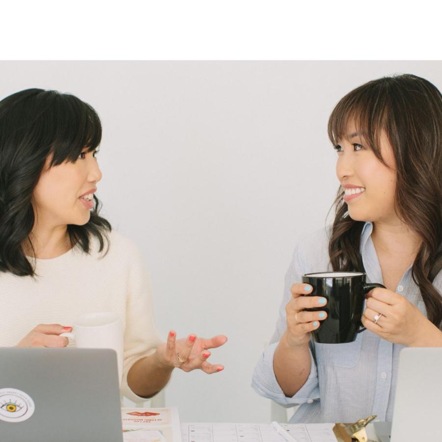 Christine Chee and Cassie Leung.