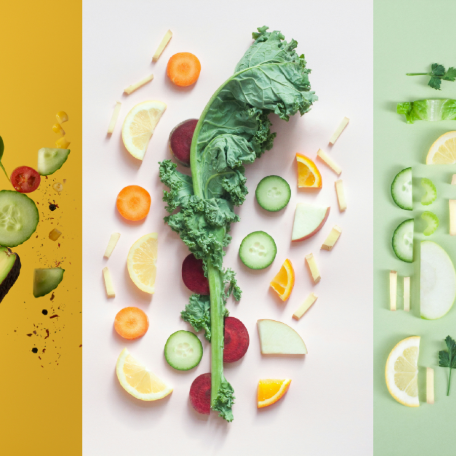 A variety of nutritious foods.