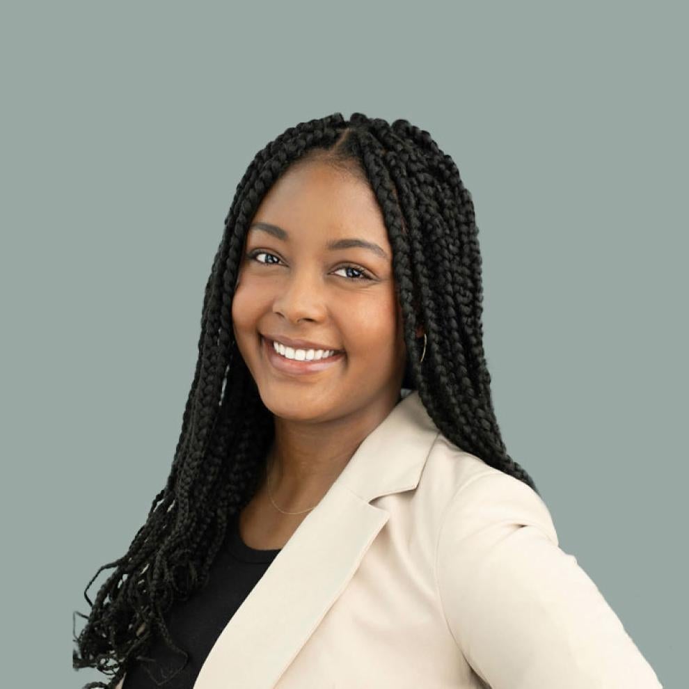Mikayla Haynes smiling to the camera