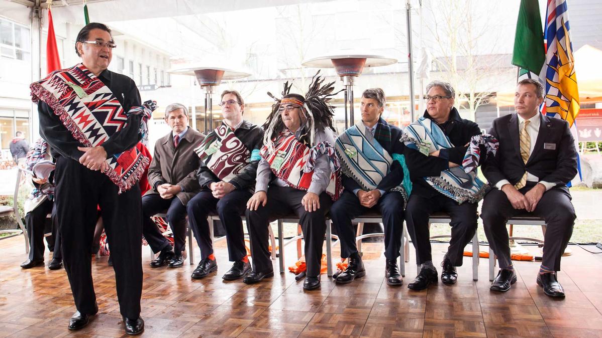 On January 11, 2016, the Musqueam First Nation bestowed a Musqueam name on the College.  