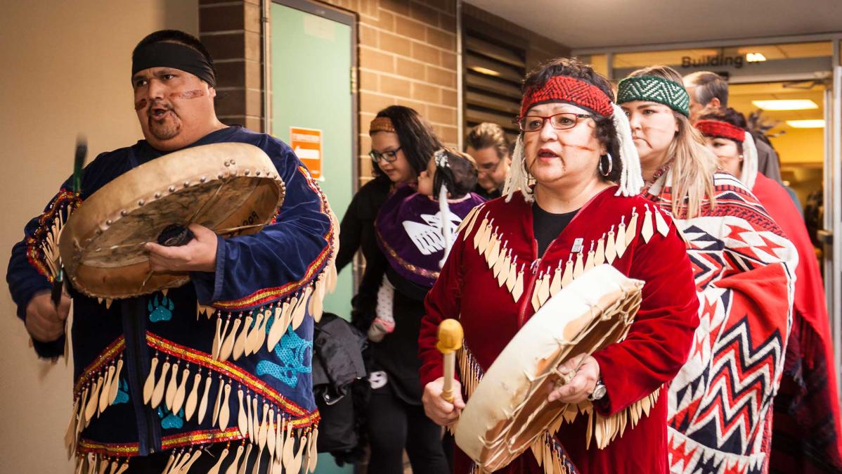 On January 11, 2016, the Musqueam First Nation bestowed a Musqueam name on the College. Event Image
