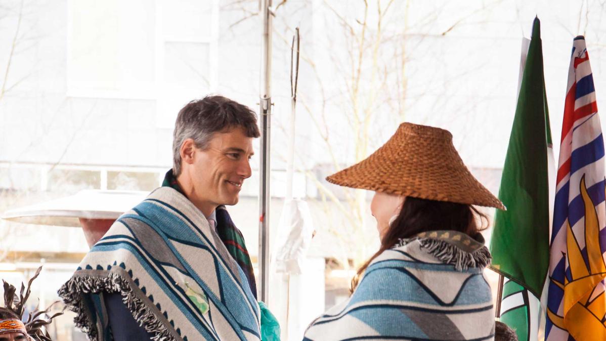 On January 11, 2016, the Musqueam First Nation bestowed a Musqueam name on the College. Event Image