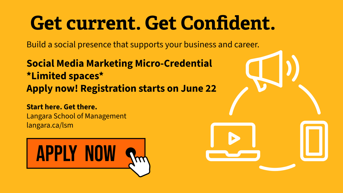 Get current. Get confident. Badge for new marketing microcredential