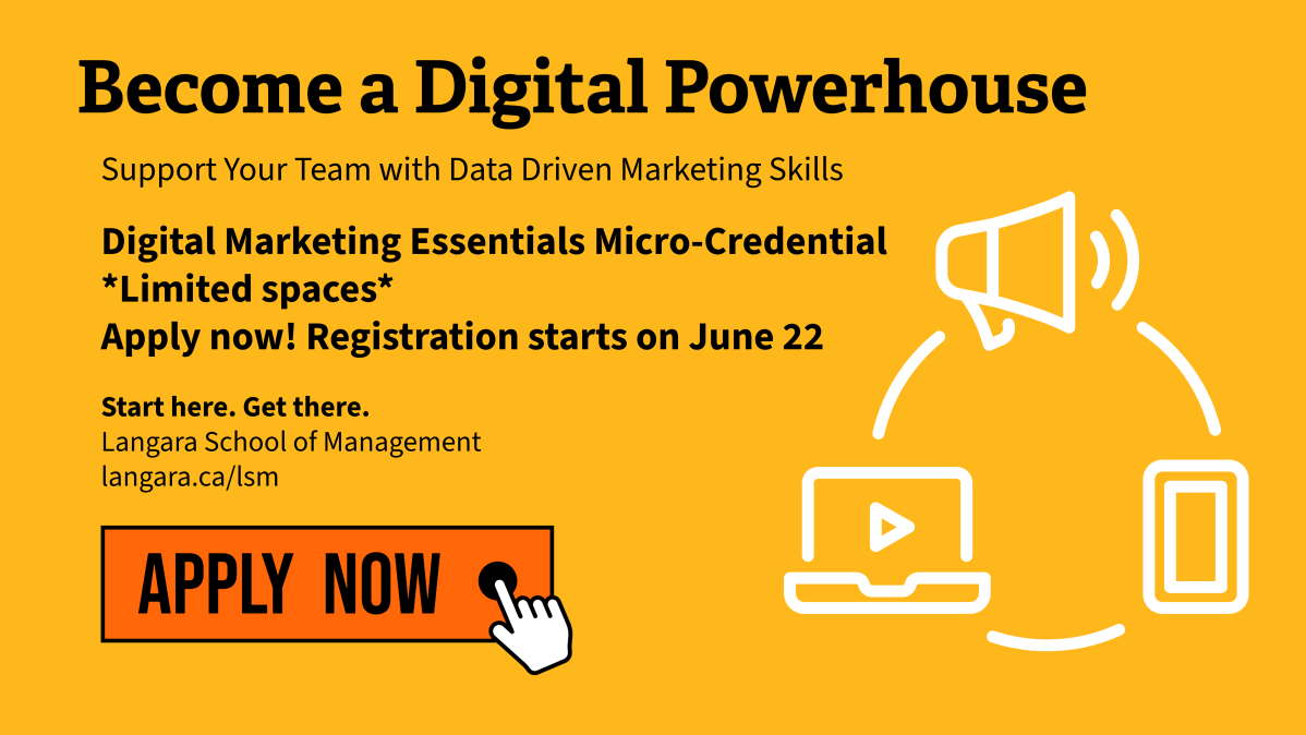 Become a Digital Powerhouse. badge for new marketing microcredential