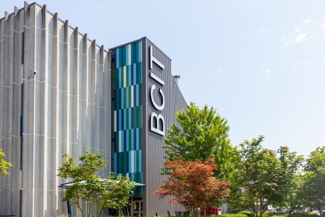 The British Columbia Institute of Technology, located in Burnaby, B.C.