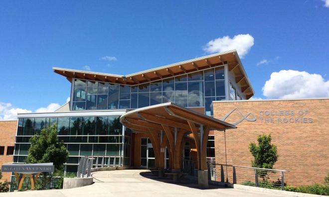The College of the Rockies in Cranbrook, B.C.