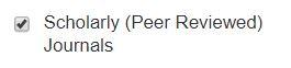 Peer reviewed filter