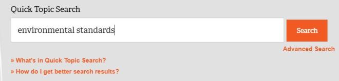 Quick topic search