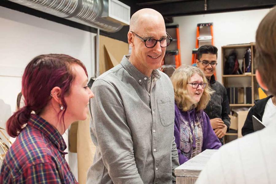 In a vibrant classroom filled with creativity, dedicated faculty members are guiding and inspiring students from the Design Formation Program.