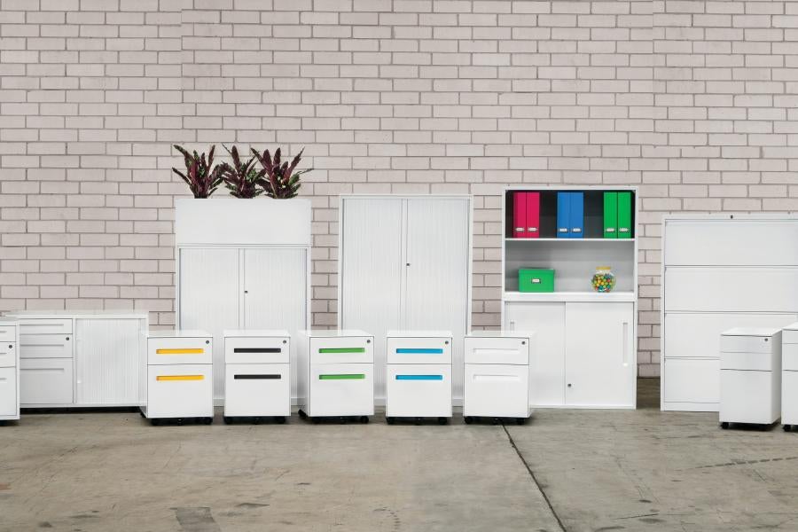stock image of office cabinets