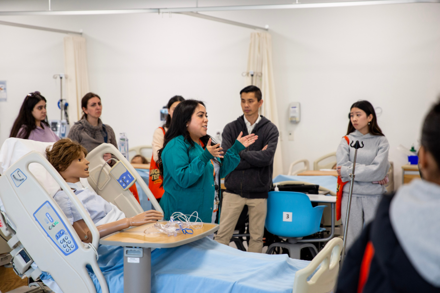Langara Nursing Lab Demonstration