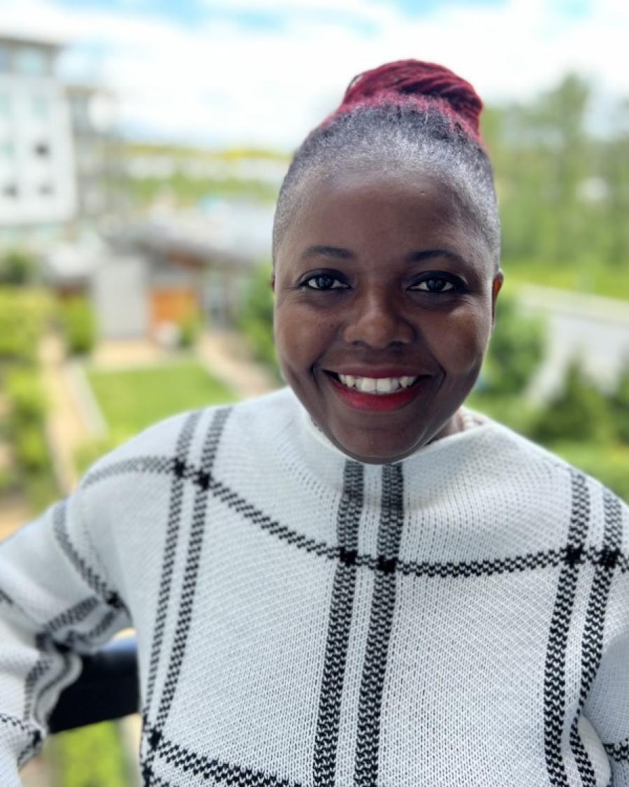 A photo of the Langara director of equity, diversity and inclusion, Dr. Joy Walcott-Francis.