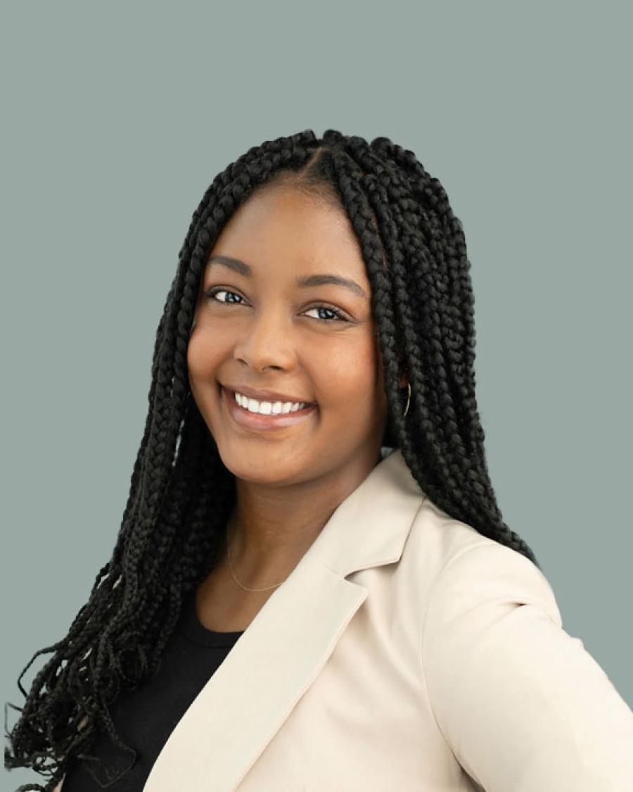 Mikayla Haynes smiling to the camera