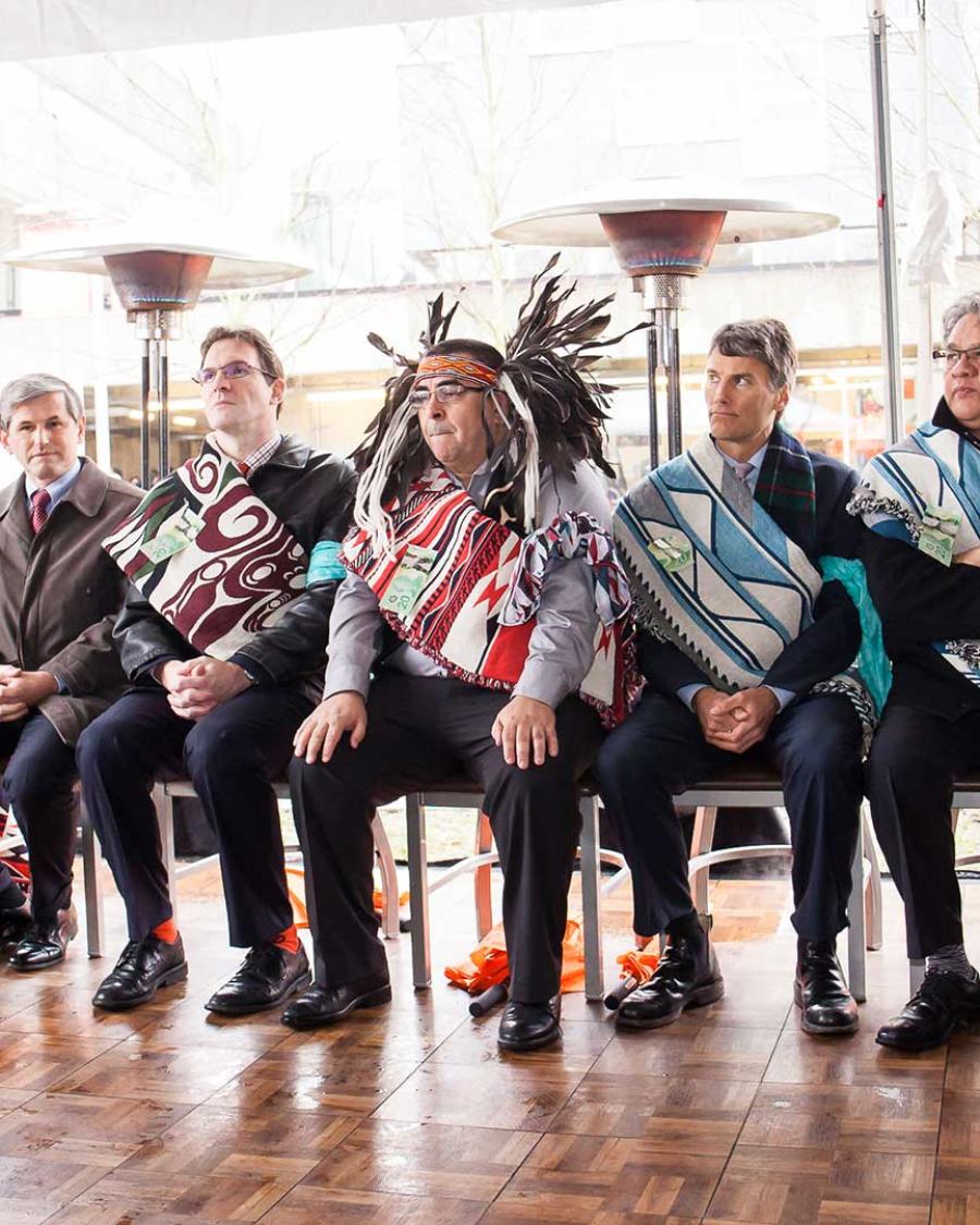 On January 11, 2016, the Musqueam First Nation bestowed a Musqueam name on the College.  