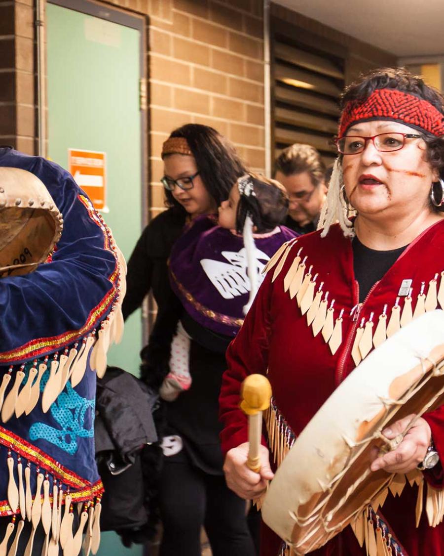 On January 11, 2016, the Musqueam First Nation bestowed a Musqueam name on the College. Event Image