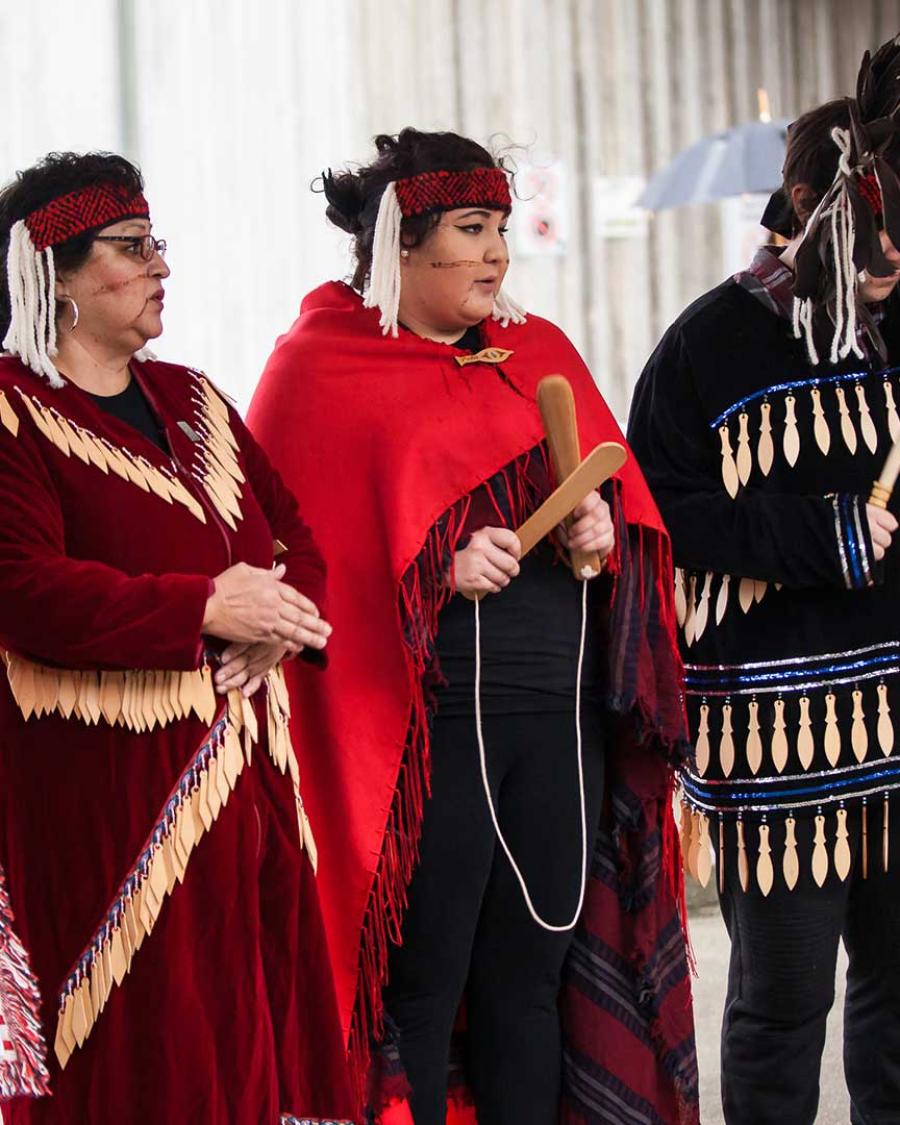 On January 11, 2016, the Musqueam First Nation bestowed a Musqueam name on the College. Event Image