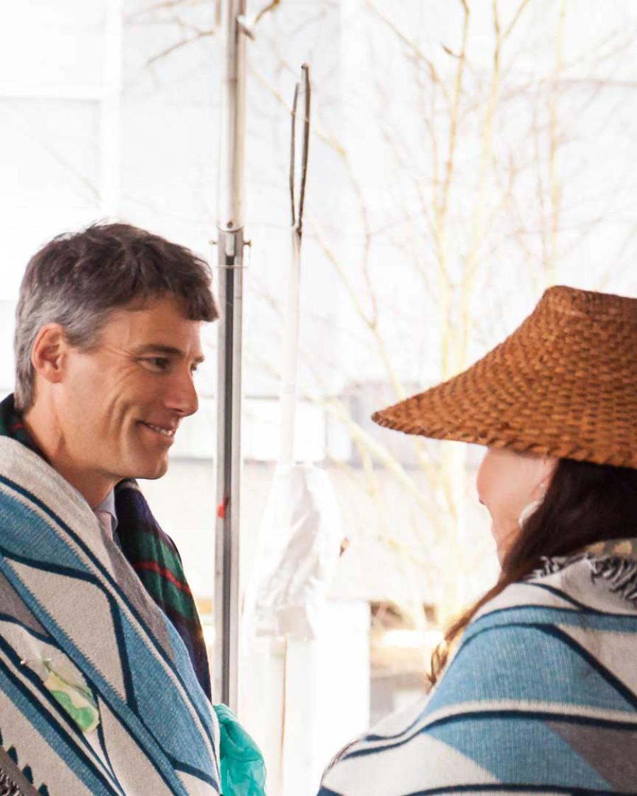 On January 11, 2016, the Musqueam First Nation bestowed a Musqueam name on the College. Event Image