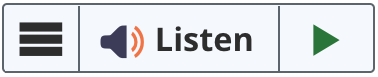 Screenshot of Brightspace Listen button